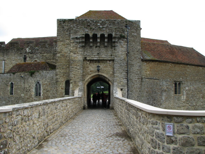 closed castle gate