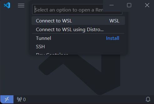 Open WSL