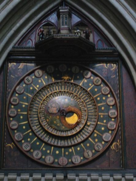 Image of Clock in Wells Cathedral