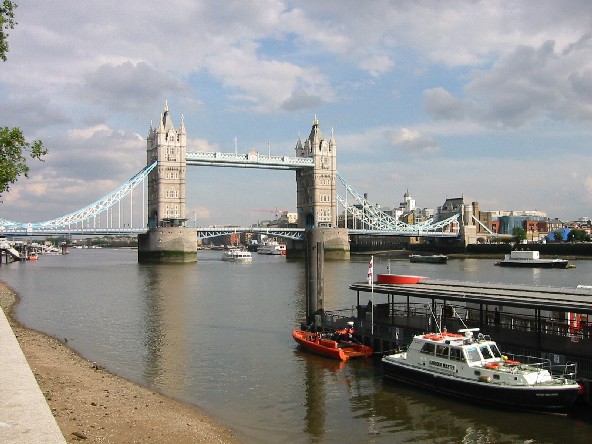 Image of Tower
Bridge across Thames River