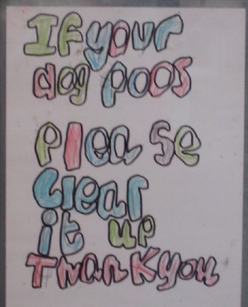 Image of Dog Poo Sign