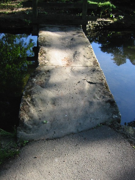 Image of Closeup of Medieval Post Bridge