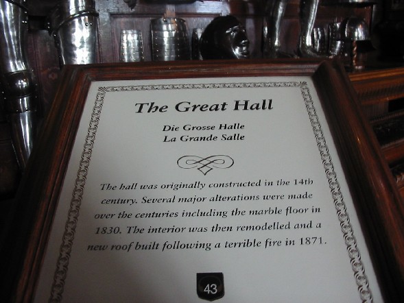 Image of Sign for Great Hall