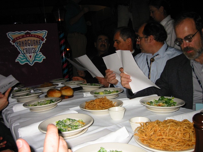 Image of Our Salads on the Dinner Cuise