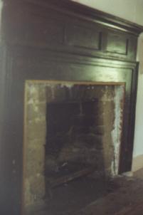 Image of fireplace inside old Brake Post Office